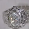 Est s relógios femininos moda diamante vestido relógio de alta qualidade luxo strass senhora relógio quartzo relógio pulso gota 326b