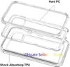 Casos de telefone de armadura transparentes para iPhone 11 12 13 14 Pro máximo de três camadas defensor pesado defensor protetor à prova de choque Samsung S22 Ultra S21 Ultra