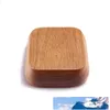 Brown Square Natural Wooden Bowl Durable Thicken Salad Bowls Fruit Meal Bread Salad Tableware For Home Kitchen 38xy CB3546802