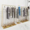 Magasin de vêtements cintre vertical meubles commerciaux ménage chambre fer porte-chapeau stand de sol simple présentoirs en tissu