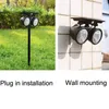 Solar Sensor Wall Light Solar Radar Sensor Wall Lamps 360 graders induktion Väggbelysning 14LED SOLAR LAMP CRESTECH