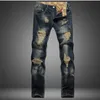 Top designer men039s jeans spring and autumn models light blue black fashion mill car explosion men039s skinny jeans trouser5176680