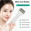 Facial Ice Roller Massage Tool voor gezicht en lichaam Roestvrij staal Huidverzorging Huidkoeling