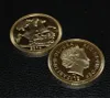 2010 영국 St George Dragon Gold Sovereign Coin UK Gold Sovereign 5pcs Dia 40mm 1 온스 골드 도금 2539