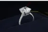 Real S925 Sterling Silver 2 Carats Moissanite with Diamond Ring for Women Fine Anillos Mujer Silver 925 Jewelry Bizuteria Rings5594537146