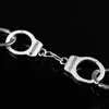 20 pièces/lot menottes Bracelets Bracelet accessoires gris Bracelets pour femme amoureux Couple saint valentin cadeau