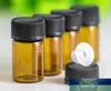 Wholesale Mini Essential Oil Glass Bottles With Orifice Reducer Screw Cap Small Sample Amber Vials 2ml 2000pcs/lot In Stock