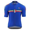Été New Italia National Flag Pro Team Cycling Jersey Men Road Road Bicycle Racing Clothing Mountain Bike Cycling Wear Wearn7520959