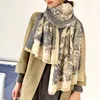 スカーフの女性冬のスカーフ2021デザインプリントカシミア女性の温かいストールショールとラップ厚い毛布echarpe4855917
