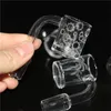 Nieuwste Afgeschuinde Rand Quartz Banger gezandstraald 10mm 14mm 18mm 4590 Mannelijke Vrouwelijke Quartz Banger Nagels Voor Glazen waterpijpen Dab Rigs