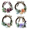 PACK DE 4 RATTAN ARRIFICAL FLORW COURDE GARLAND SPRING FLORON PORTE D'ARMOSE LINTEL MARIAGE DÉCOR DÉCOR DE MAIN MAIN