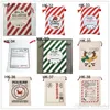 Kerst Sants Canvas Santa Sacks Candy Large Tassen Claus Xmas Gift Tas voor kinderen