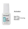 New nail art gel 2in 1 BaseTop fourstep gel 10ML nail art infiltration dip powder desiccator nail brush activator1730400