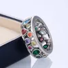 Brand Women Band Finger Ring Jewelry RoundOvalTriangleMarquise Stones Anniversary Birthday Gift Fashion Daily Wearable Ring8127214