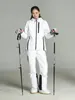 Jaquetas de esqui 2021 jaqueta de inverno mulheres brancas esportes esportes de esporte ao ar livre snowboard snow feminino feminino