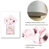 Flower Perfume Bottle Fashion Book Canvas Painting Makeup Poster and Print Wall Art Picture Modern Girl Woman Room Decoration4512689