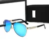 Mode zonnebril voor mannen Dames Beach Outdoor Rijden Gepolariseerde UV400-glazen Kom in 11 kleurenopties en dozen