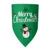 Boże Narodzenie Pet Triangle Scarf Happy Halloween Dynia Wesołych Świąt Christmas Elk Dog Szalik Pet Regulowany Saliva Ręcznik 70 * 48 * 48 cm