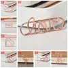 Rose Gold Crown Flamingo Paper Clips Creative Metal Beaper Clips Bookmark Memo Planner Clips School Office Канцтовары TQQ BH2529