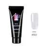 Lyx 15 ml poly gel finger förlängning kristall gelé nagel gel kamouflage uv led hård akryl byggare nagelkonstprodukter5130492