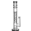 Hookahs 16 "Cube Perc Bong met 30 Ice Catchers Glass Bongs Bubblers Rook Water Pipe Againle Style Big Heavy