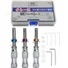 HUK Locksmith Supplies 3pcs/set 7 Pin Advanced Tubular Lock Pick 7.0mm,7.5mm,7.8mm Lengthened Open Locksmith Tools Freeshipping