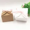 90 * 90 * 60mm i 65 * 65 * 45mm prezent Cukierki pudełko kolorowe pudełka do przechowywania papieru do małych kosmetyków z różowym