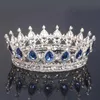 Crown Hair Akcesoria Baroque Royal Tiara Crown Rhinestone Super Queen Wedding Prezent dla kobiet1258v