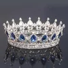 Crown Hair Accessories Barock Royal Tiara Crown Rhinestone Super Queen Wedding Bridal Gift for Women1204b