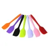 Cuisine Silicone Crème Beurre Gâteau Spatule Mélange Pâte Grattoir Brosse Beurre Mélangeur Gâteau Brosses Outil De Cuisson LX2898