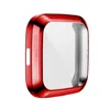 Soft Plating TPU Case Cover voor Fitbit Versa 2/1 Super Slanke Volledige bescherming Siliconen Bumper Frame Protecto Smart Watch Accessoires