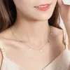 INZATT Real 925 Sterling Silver Geometric Round Choker Necklace For Fashion Women Minimalist Fine Jewelry Cute Accessories 20194512655