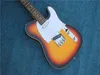 Tobacco Sunburst Electric Guitar with White Pickguard,Rosewood Fingerboard,Chrome Hardware,Provide customized service