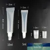 Bottiglie di imballaggio Contenitori luminosi per labbra vuoti 5ml 8ml 10ml 15ml Squeeze Clear Plastic Rifinible Lipgloss Tubi Trucco