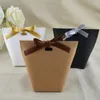 DIY Bolsa De Papel De Kraft Em Branco CBag Caixa De Casamento Caixa De Chocolate Festa de Aniversário Retro Kraft Saco LX2994