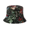 Gratuit INS Date Femmes Filles Seau Chapeaux Floral Designer 7 Styles Cap Floral Belle Été Mère Enfants Mode Pêcheur Casquettes