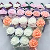 22cm Bow Flower Cone Paper Rhinestone Candy Box Decoration Creative Wedding Party Favors Presentväska prydnad Blommor 1xya G2