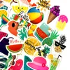 3Sets 150 st klistermärken Summer efterrätt dryck Simring Ring Bikini Style Beach Sticker Notebook Skateboard Water Cup Sticker