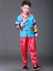 Kid boy Abbigliamento tradizionale coreano Hanbok maschile hanfu Abbigliamento Festa di festa di Hanfu Costume da ballo per bambini201t