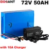 +10A Ladegerät 72V 50AH 5000W Elektrofahrradbatterie für Samsung 35E Sanyo GA 3500 18650 Zelle 20S 3000w E-Bike Lithium