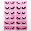 Cruelty Free Mink Eyelash 3D / 5D / 6D 100% Siberian Mink Eyelashes 15mm 18mm 19mm 20mm 25mm Longo Fluffy Mink Eyelashes Cílios Falsos