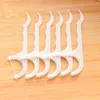 25pcs/lot Oral Care Toothpicks Dental Floss Teeth Cleaning Plastic Tooth Picks Toothpick Disposable Interdental Brush