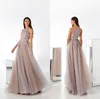 Elegante avondjurken juweel mouwloze kant appliques a line prom jurken 2020 op maat gemaakte sweep trein speciale gelegenheid jurk