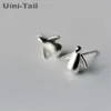 Серьги-гвоздики UiniTail из стерлингового серебра 925 пробы, милые серьги с маленьким пингвином, корейская мода, гипоаллергенные ювелирные изделия высокого качества12744129