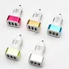 Car Charger For IPhone Xiaomi Huawei 2.1A & 1A USB 3 Port LCD 12-24V Cigarette Socket Baseus Quick Auto Fast Mobile Phone
