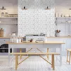 10Pcs Bathroom Self Adhesive Mosaic Tile Sticker Waterproof Kitchen Backsplash Wall Sticker DIY Nordic Modern Home Decoration239R