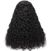 ウォーターウェーブヘッドバンドgluelless wigヒューマンヘアウィッグレミーブラジルのフルマシンメイドウィッグ女性用