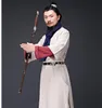 Quatre œuvres célèbres de hors-la-loi de la légende des marais Shuihu même style de héros Song Jiang ancien costume de coton et de lin masculin martial