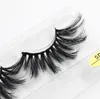 5D 25MM eyelash Fake Eyelash Soft Natural Thick 3d HAIR false eyelashes natural Extension fake Eyelashes DHL free shipping