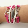 Mehrschichtiges Wickelarmband, inspiriert vom Baum des Lebens, Liebe, Herz, Glaube, Unendlichkeit, Armbänder für Frauen und Kinder, Modeschmuck, Drop Ship